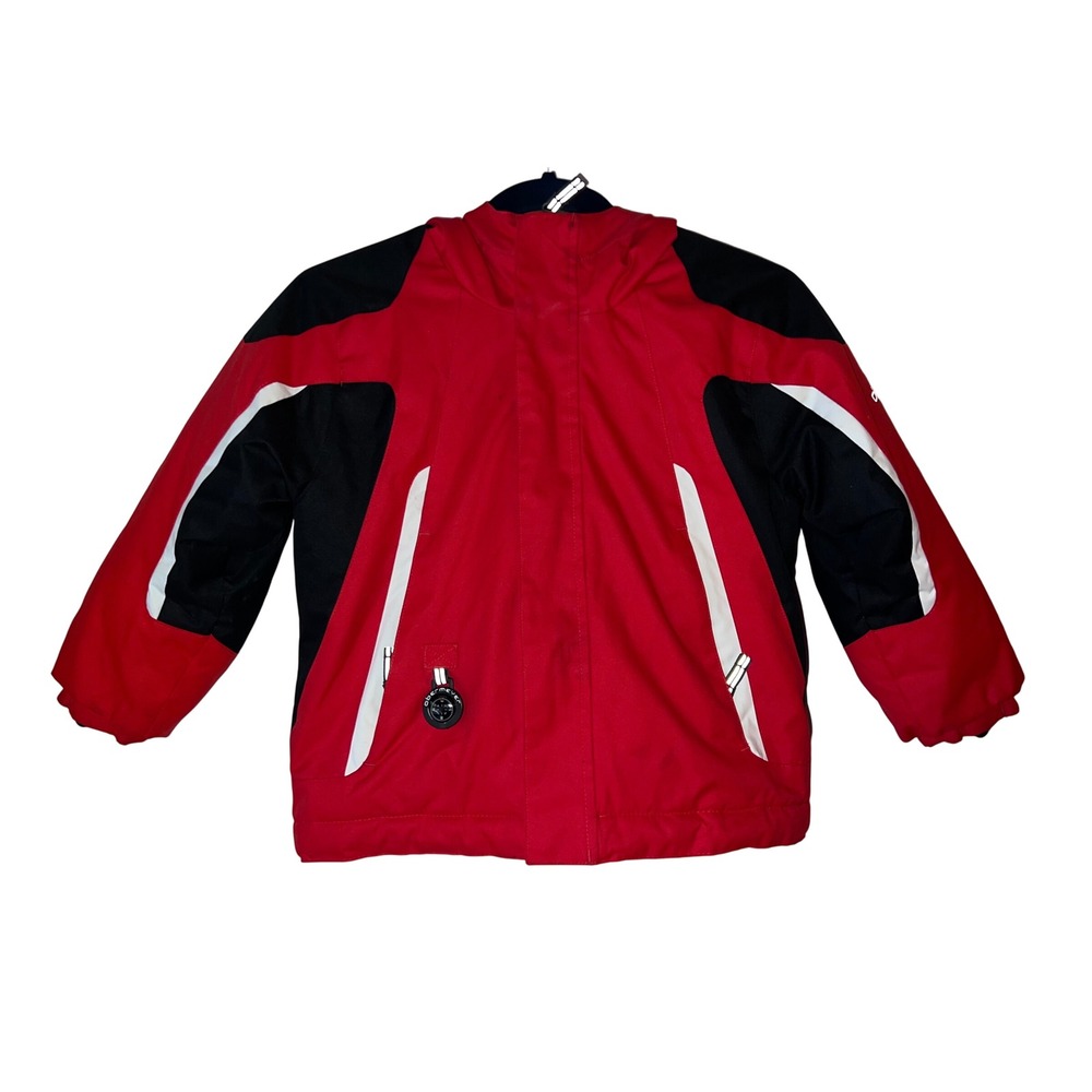 Obermeyer Kids Ski Snowboard Jacket‎ Red Black Size 4